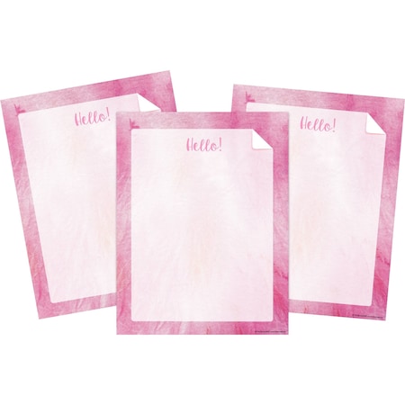 Barker Creek Pink Tie-Dye and Ombr Computer Paper, 150 sheets/Package 4344